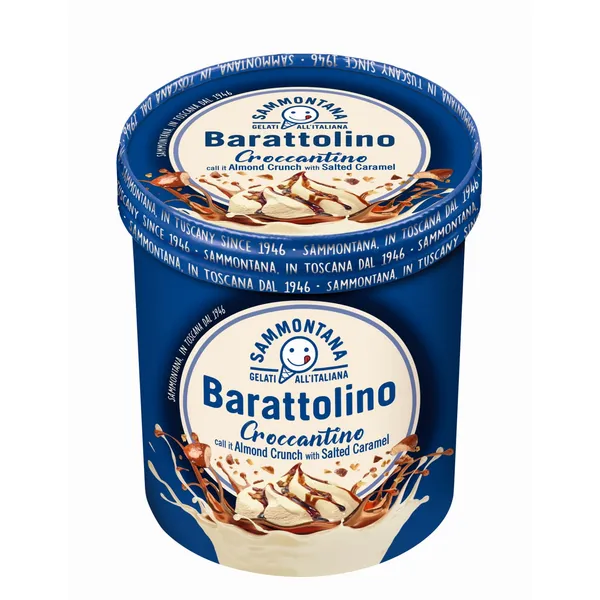 Saldējums Barattolino Croccantino ar sāļo karameli 800ml/500g