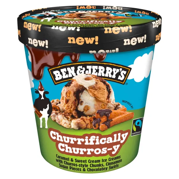 Saldējums Ben&Jerry's Churros 465ml/360g