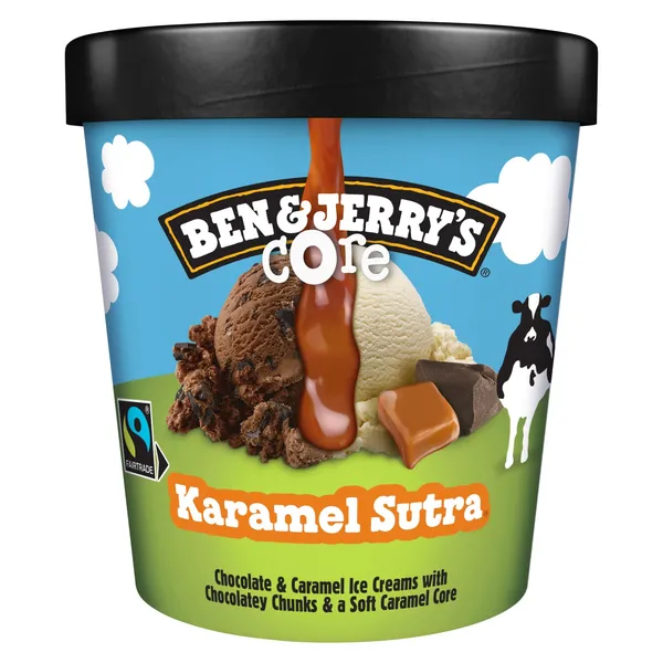 Saldējums Ben & Jerry's Karamel Sutra 465ml/422g