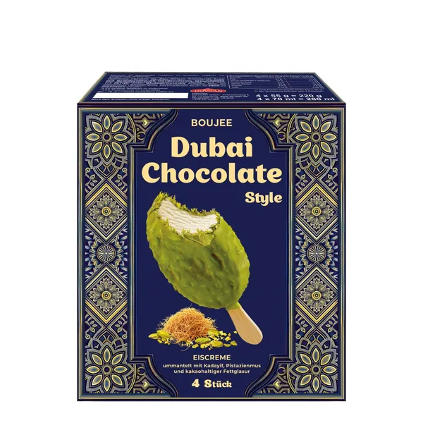 Saldējums Boujee Dubai Chocolate 330ml/220g