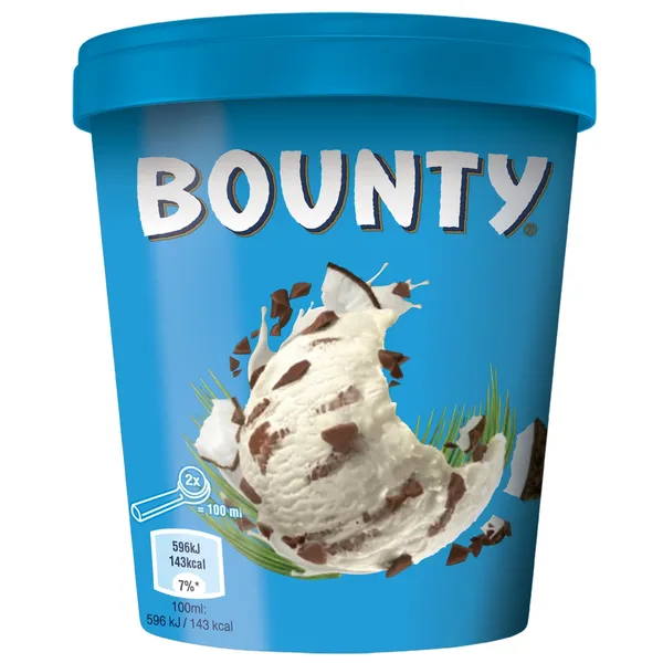 Saldējums BOUNTY Ice Tube 255g