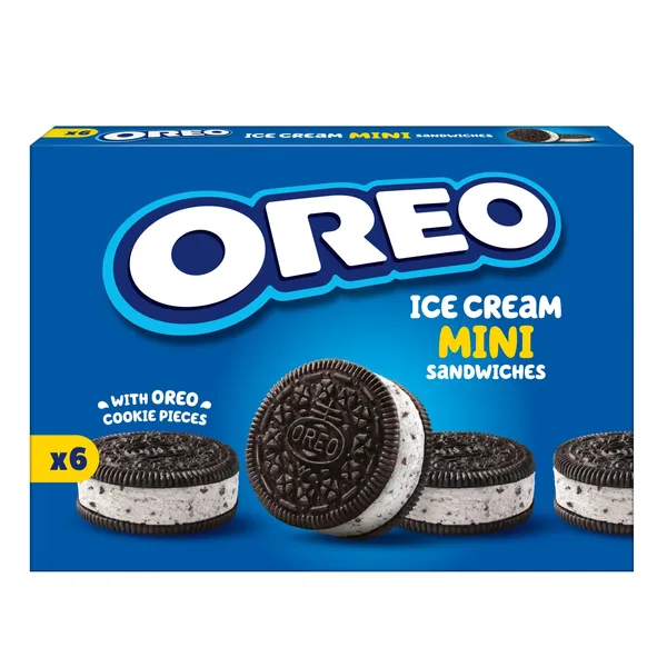 Saldējums Oreo Mini Sandwich vaniļas 6x55ml