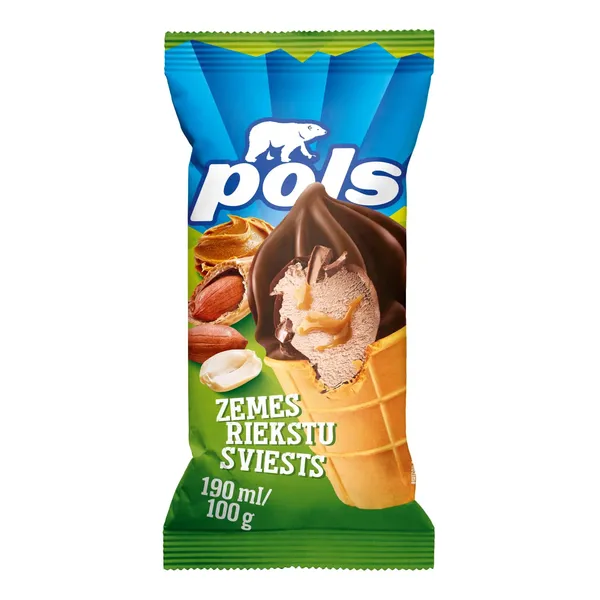Saldējums Pols ar zemesriekstu sviestu 190ml/100g