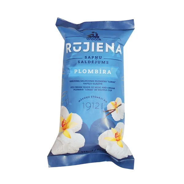 Saldējums Rūjiena Lukss plombīra 125ml/75g