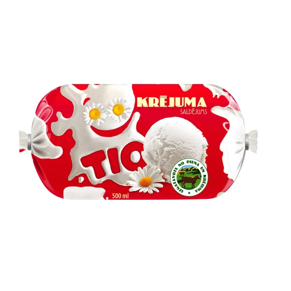 Saldējums Tio vaniļas plombīra 500ml/240g