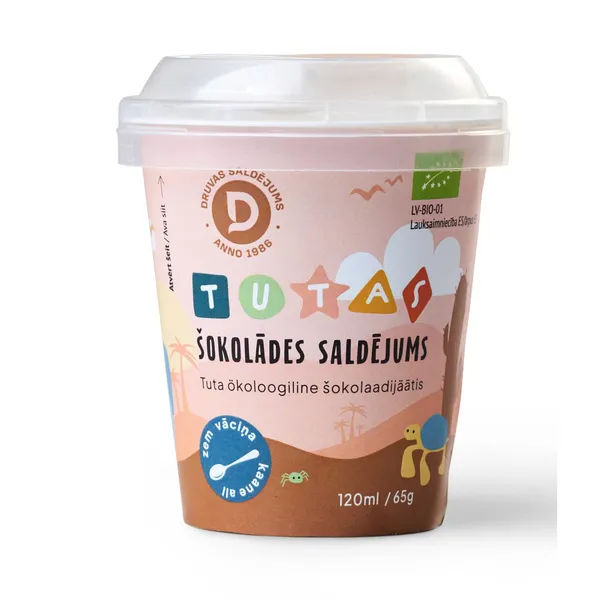 Saldējums BIO šokolādes DRUVA Tutas 65g
