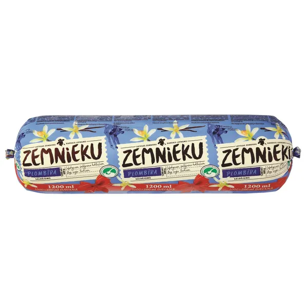 Saldējums Zemnieku Plombīra plēvē 1200ml/600g