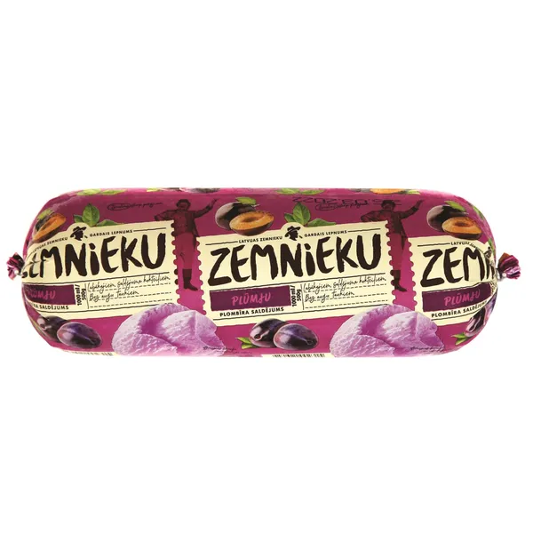 Saldējums Zemnieku plūmju 1000ml/500g