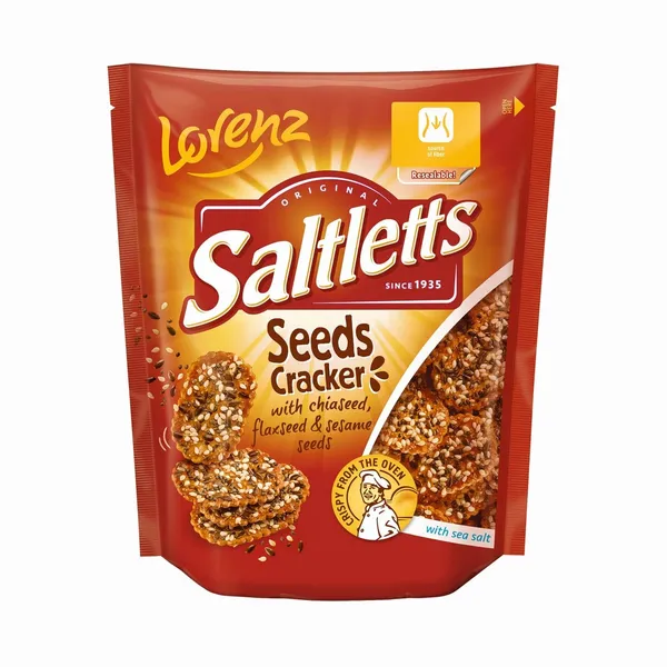 Krekeri LORENZ sāļie ar sēklām 100g