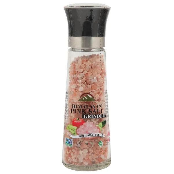 Himalaju rozā sāls HIMALAYAN CHEF dzirnaviņas 380g