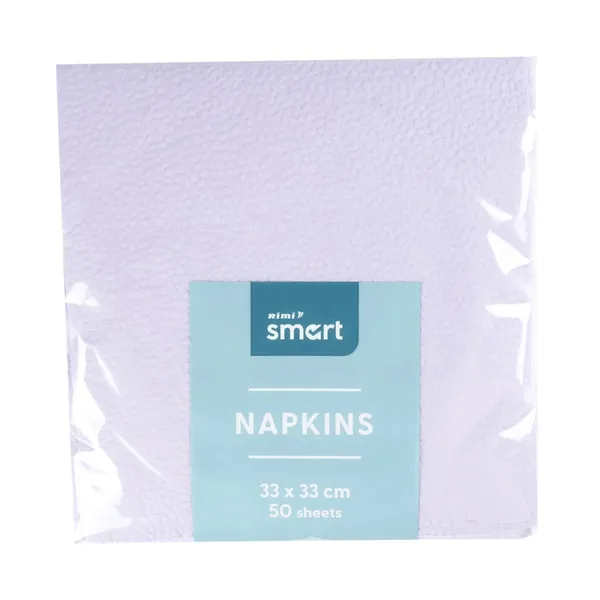 Salvetes Rimi Smart 33x33cm 50pcs lillā