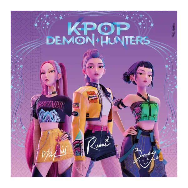 Salvetes Decorata Party KPop Demon Hunters 20 gab. SS26