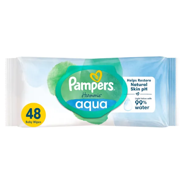 Salvetes Pampers Harmonie Plastic Free 48 gab.