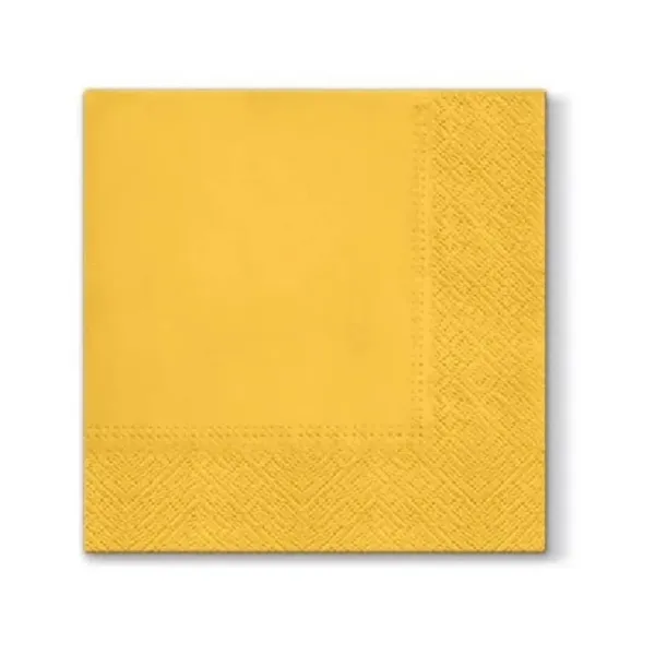 Salvetes Paw Unicolor 33x33cm, 3-kārtu, 20gab, oranžas