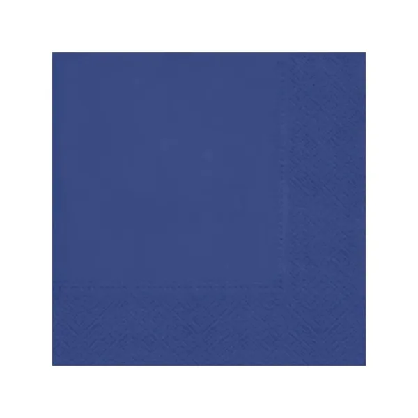 Salvetes Paw Unicolor 33x33cm, 3-kārtu, 20gab, zilas