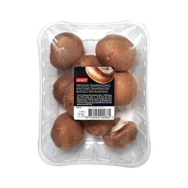 Šampinjoni Rimi brūnie 250g