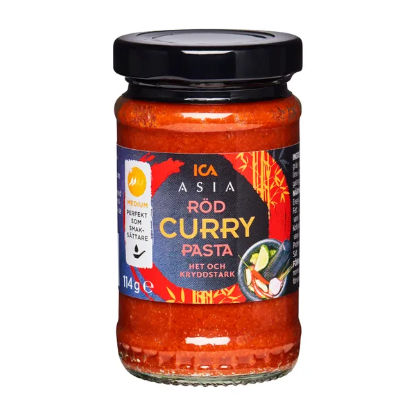 Sarkanā karija pasta ICA 114g