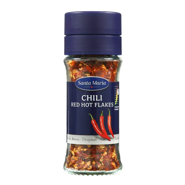 Asie sarkanie čili pipari, pārslas SANTA MARIA, 28g