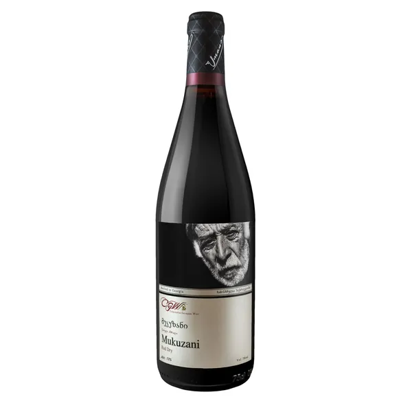 Sarkanvīns Umano Mukuzani, sauss 13% 0,75l