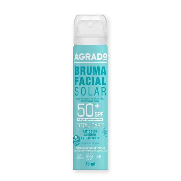 Saules aizsargsprejs Agrado Dry Mist sejai SPF50 75ml