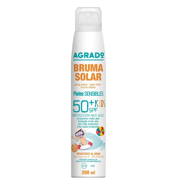 Saules aizsargsprejs Agrado Kids SPF50 200ml