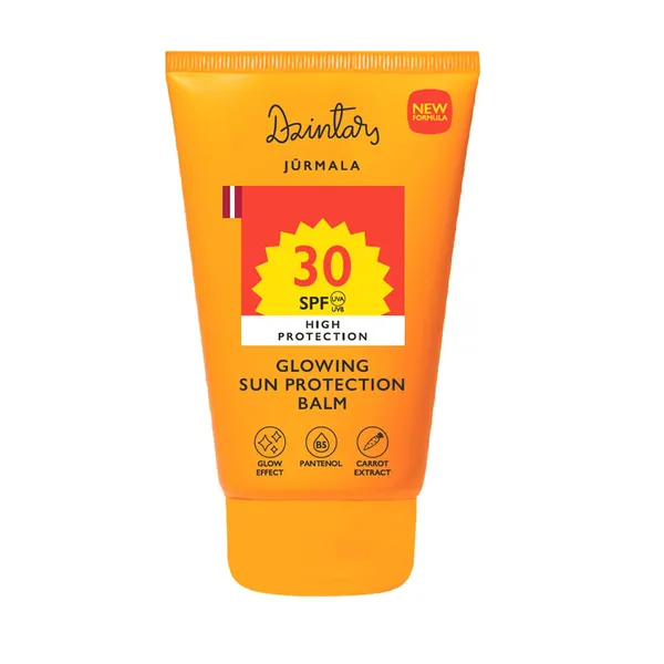 Sauļošanās aizsargbalzams Dzintars Jūrmala ar mirdzumu SPF30 UVA+UVB 100ml