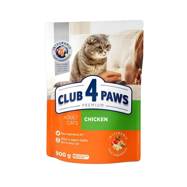 Sausā barība pieaugušiem kaķiem Club 4 Paws Premium vista 900g