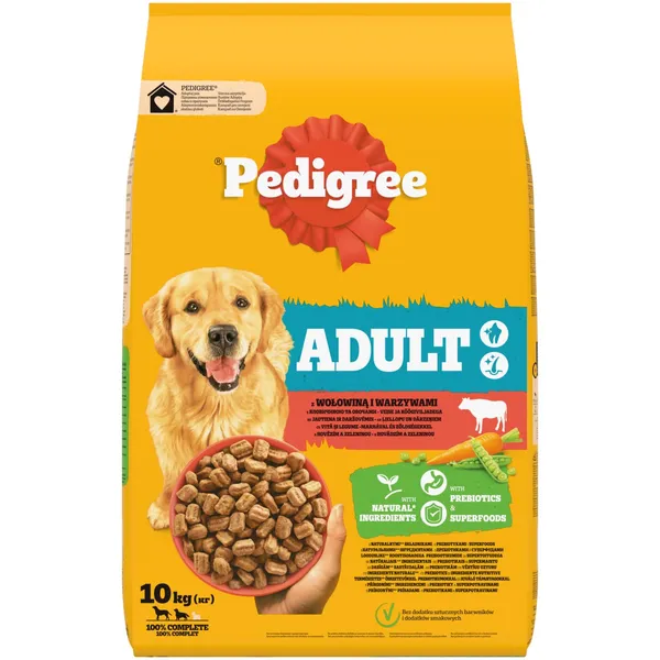 Sausā barība suņiem Pedigree 10kg