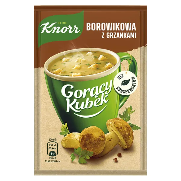 Sausā zupa Knorr baraviku 15g