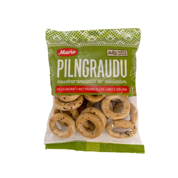 Sausbaranciņas pilngraudu ar sēklām 220g