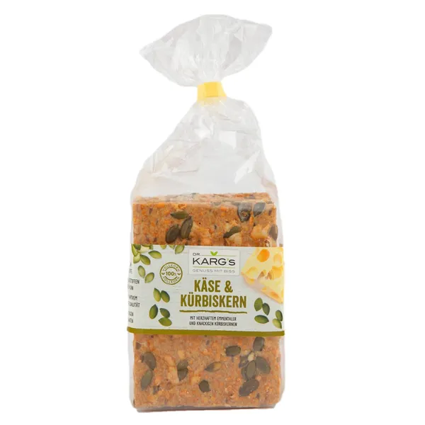 Sausmaizītes ar sieru un ķirbju sēklām 200g