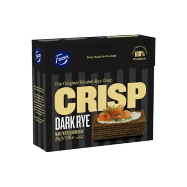 Sausmaizītes Crisp tumšās rudzu 215g