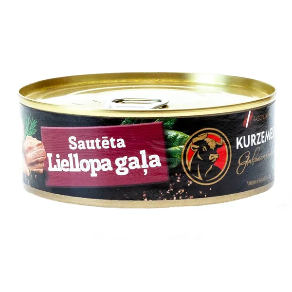 Sautēts liellops Kurzemes Gaļsaimnieks 250g