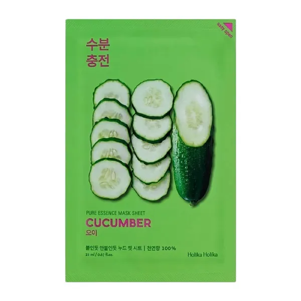Sejas maska Holika Holika Pure Essence Cucumber auduma 23ml