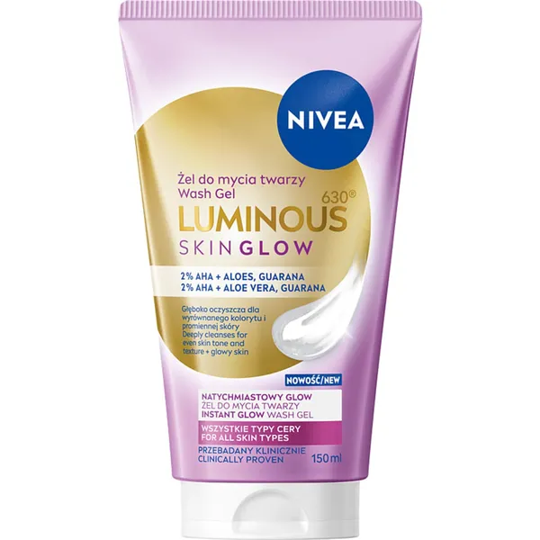 Sejas tīrīšanas želeja Nivea Luminous Skin Glow 150ml