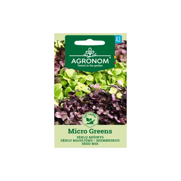 Sēklas AGRONOM Sēklu maisījums Micro Greens