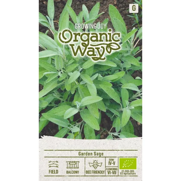 Sēklas ORGANIC WAY Salvija ārstnieciskā