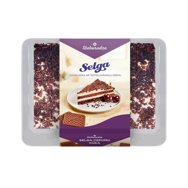Selgas cepumu kūka Staburadze ar šokolādi 550g