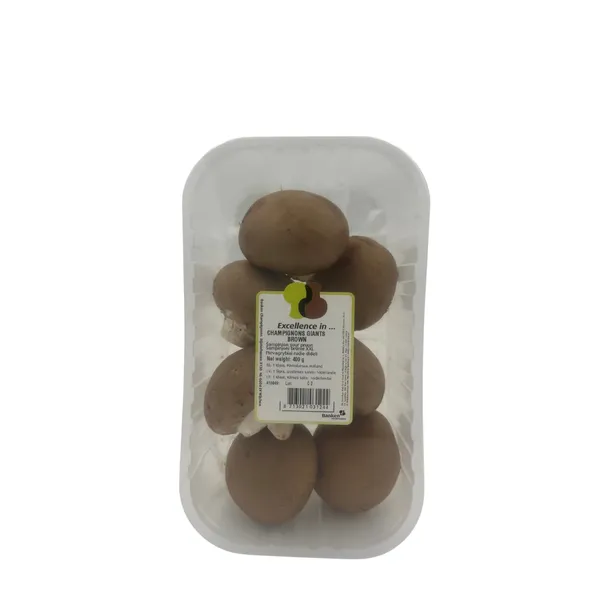 Sēnes Šampinjoni lielie brūnie, 400g