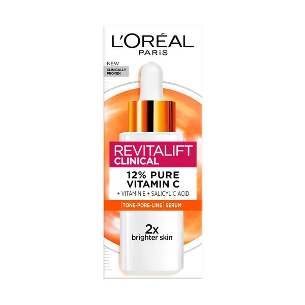 Serums Loreal Paris Revitalift Clinical ar 12% tīru C vitamīnu 30ml