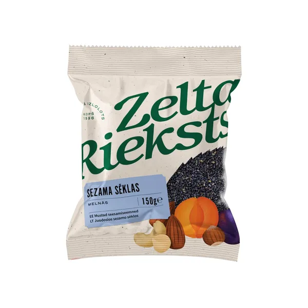 Sezama sēklas melnās Zelta Rieksts 150g