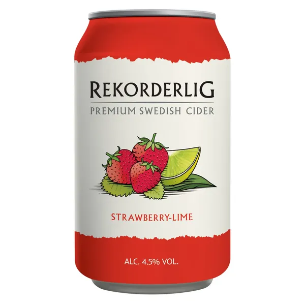 Sidrs Rekorderlig Strawberry-Lime 4,5% 0,33l