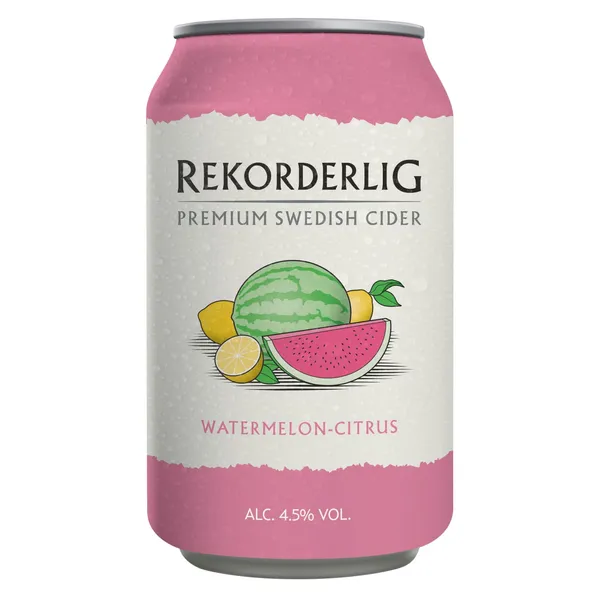 Sidrs Rekorderlig Watermelon Citrus 4,5% 0,33l