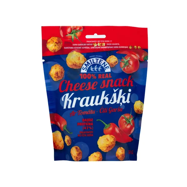 Siera kraukšķi Smiltene ar tomātu čilī garšu 50g