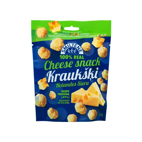 Siera kraukšķi Smiltene Holandes siera 50g