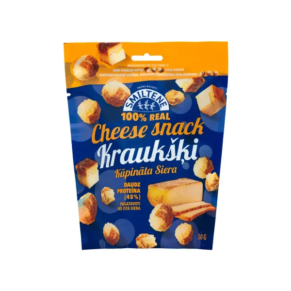 Siera kraukšķi Smiltene kūpināta siera 50g
