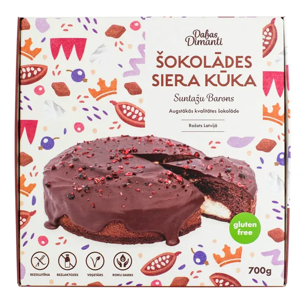 Siera kūka Suntažu Barons šokolādes 700g