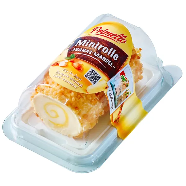 Siera rullītis Primello ar ananāsiem un mandelēm 100g