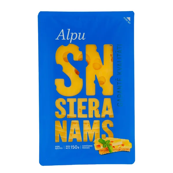 Siers Alpu SN šķēlītēs 150g
