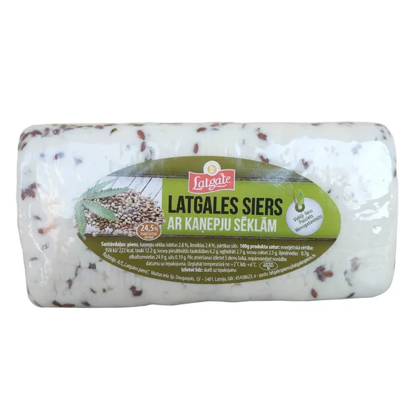 Siers Latgales ar kaņepju sēklām un linsēklām fasēts kg